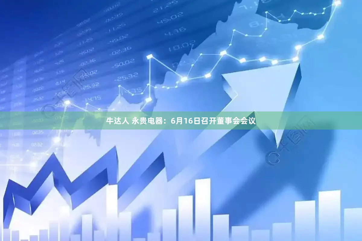 牛达人 永贵电器：6月16日召开董事会会议