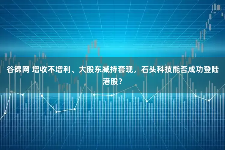谷锦网 增收不增利、大股东减持套现，石头科技能否成功登陆港股？